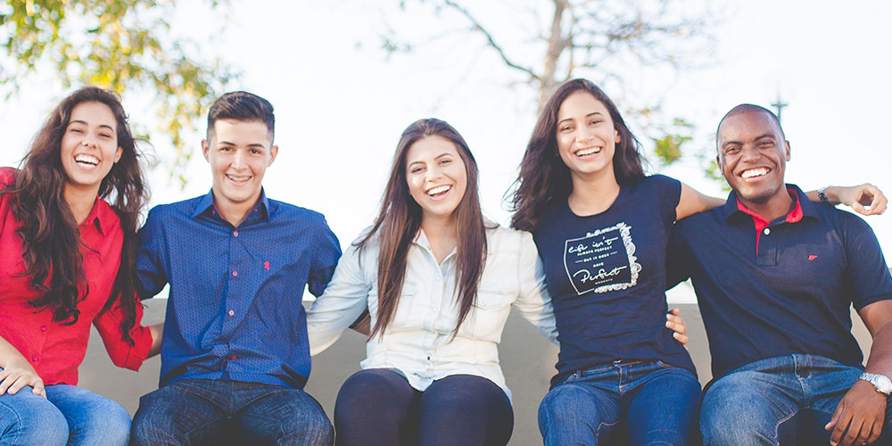 photo of young people with proper body weight