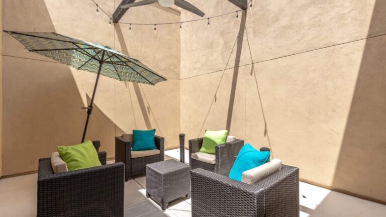 Smoking patio available in our scottsdale medical detoxification facility